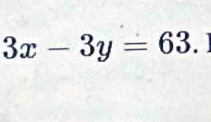 3x-3y=63.1