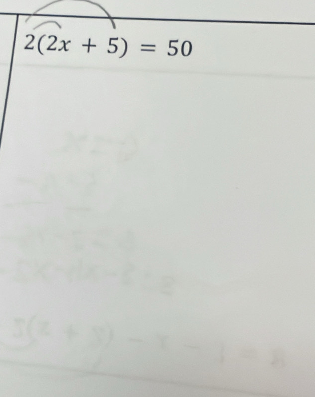 2(2x+5)=50
∴ △ ABC=△ CDGC