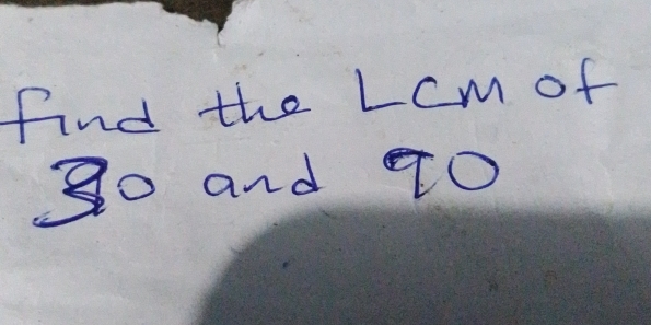 find the Lcm of
g0 and T0