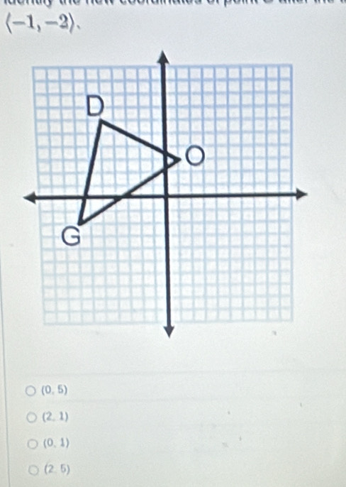 langle -1,-2rangle.
(0,5)
(2,1)
(0,1)
(2,5)