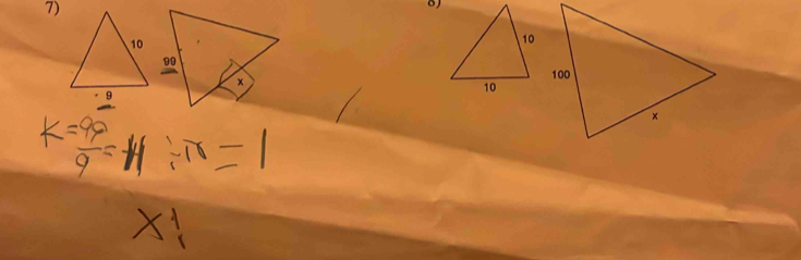 K= 90^2/9 =11/ 11=1
x