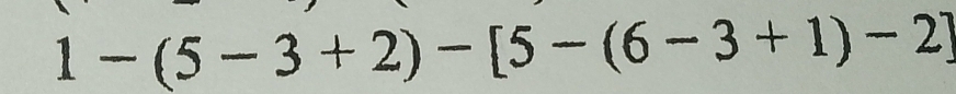 1-(5-3+2)-[5-(6-3+1)-2]