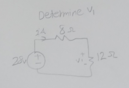 Determine v_1