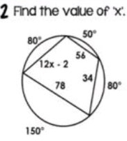 Find the value of 'x'.