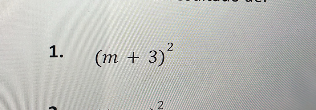 (m+3)^2
2