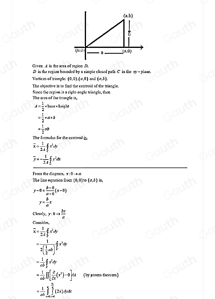Solved: Let D be a region bounded by a simple closed path C in the xy ...