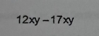 12xy-17xy