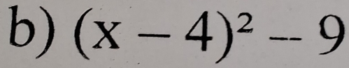 (x-4)^2-9