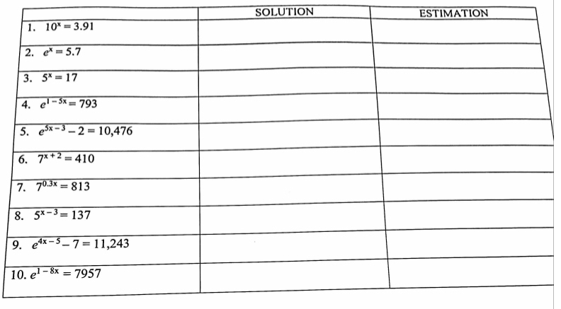 SOLUTION ESTIMATION
9
1