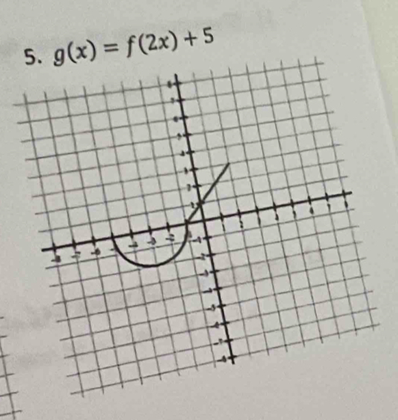 g(x)=f(2x)+5