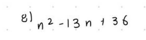 n^2-13n+36