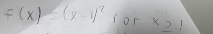 f(x)≤ (y-1)^2