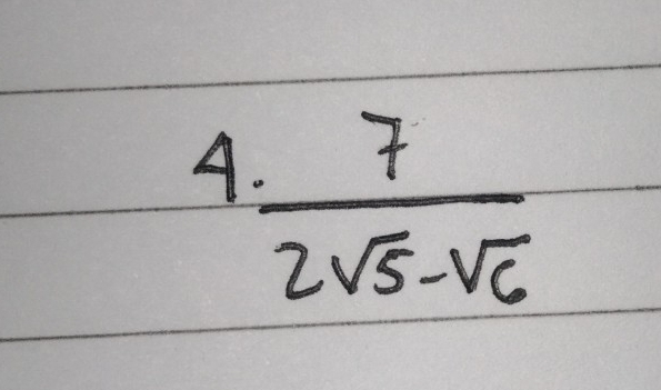 A  7/2sqrt(5)-sqrt(6) 