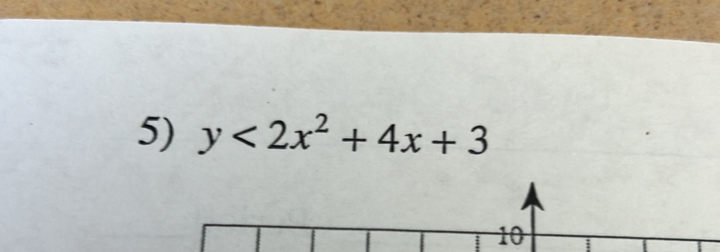 y<2x^2+4x+3
10