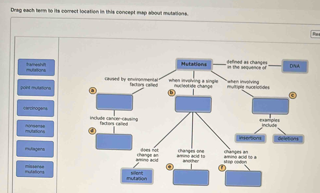 Drag each term to its correct location in this concept map about ...
