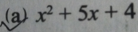 x^2+5x+4