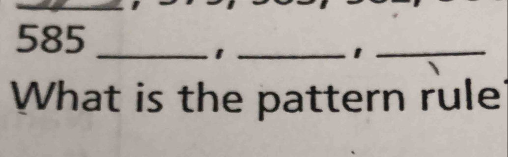 1 
1 
_ 
What is the pattern rule