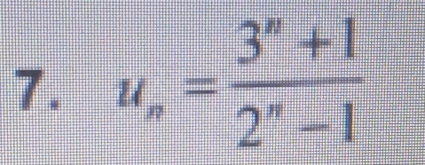 u_n= (3^n+1)/2^n-1 