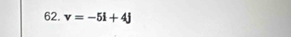 v=-5i+4j