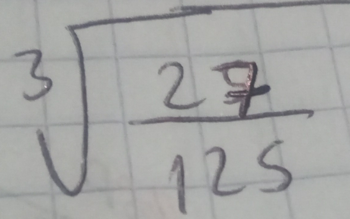 sqrt[3](frac 27)125