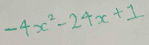 -4x^2-24x+1