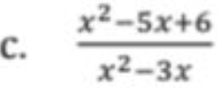  (x^2-5x+6)/x^2-3x 