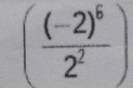 (frac (-2)^62^2)