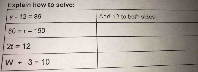 Explain how to solve: