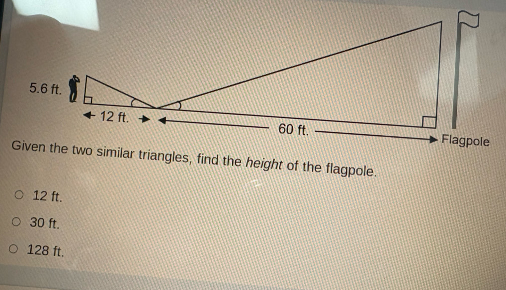 12 ft.
30 ft.
128 ft.