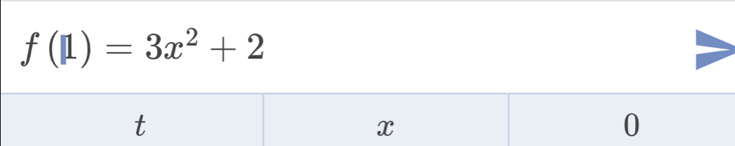 f(1)=3x^2+2