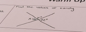 Find the values of randy