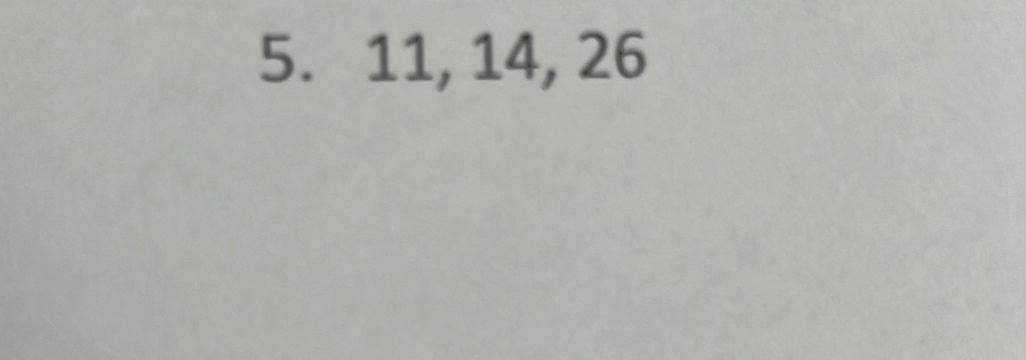 11, 14, 26