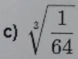 sqrt[3](frac 1)64