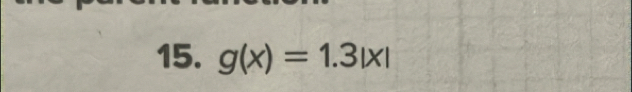 g(x)=1.3|x|