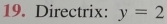 Directrix: y=2