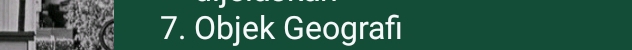 Objek Geografi