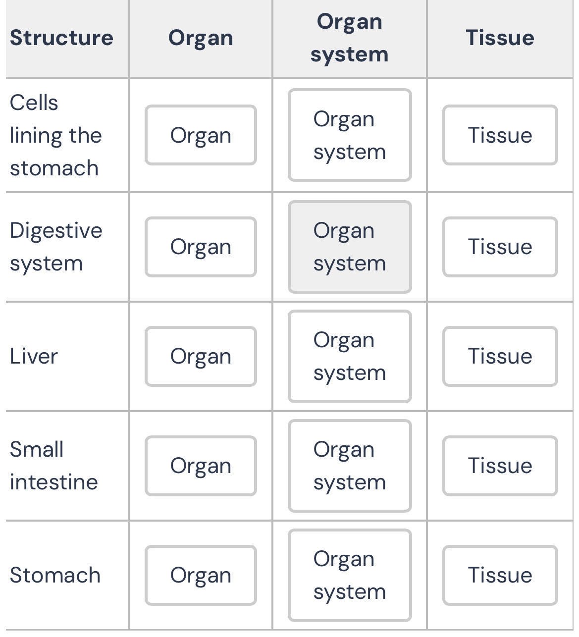 Organ 
St 
Ce 
lin 
st 
Di 
sy 
Li 
Sm 
in 
St