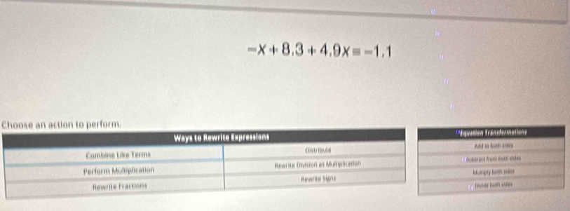 -x+8.3+4.9x=-1.1
C