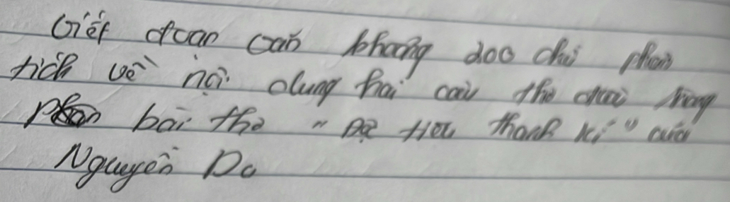 ciei dean can bhang doo chis phan 
tick uè nà dung hai cai the chai hg 
P bai the n p Hot thank xi" ad 
Ngayen Do