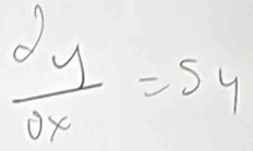  2y/ox =54