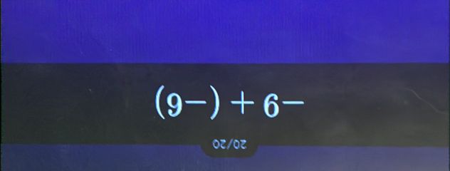 (9-)+6-
0/0