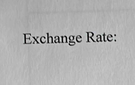 Exchange Rate: