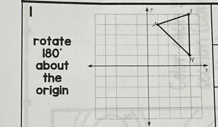 rotate
180°
about 
the 
origin