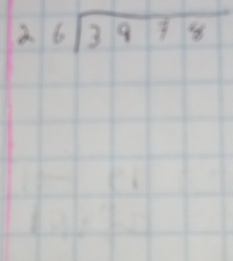 beginarrayr 26encloselongdiv 3978endarray
frac 1
 1/2 (x+6)^2+ 1/2 (x+1)^2-x^2