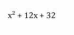 x^2+12x+32