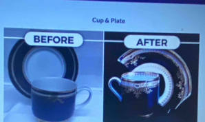 Cup & Plate 
BEFORE