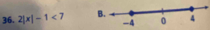 2|x|-1<7</tex>