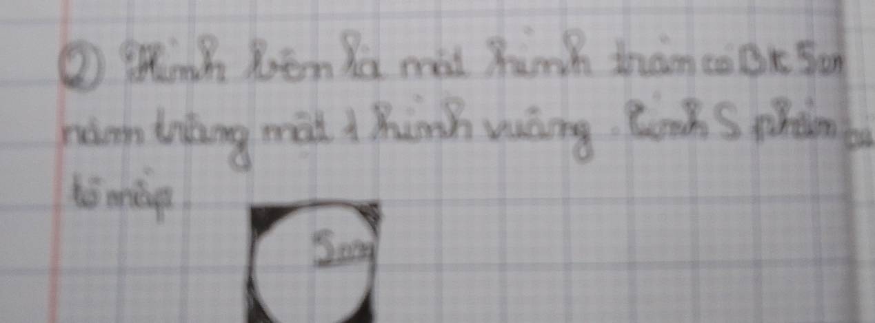 ② Hmh Ron Ra mit Xinh than coBx Son 
himm tning mài t hinh waòng. Bunhs phaimb 
homàn 
Song