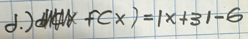 )
f(x)=|x+3|-6