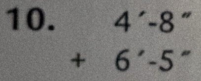 beginarrayr 4'-8'' +6'-5'' endarray